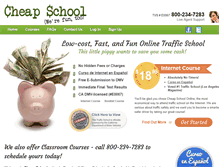 Tablet Screenshot of cheapschool.com